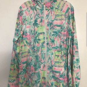 EUC Lilly Pulitzer Perfect Match Luxletic jacket